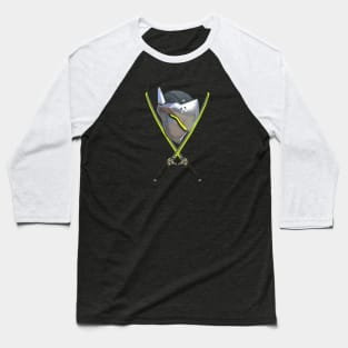 Genji's Fire Power Baseball T-Shirt